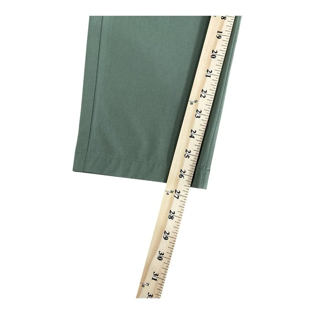 Fair Harbor Men's Lg The One Pant Green Performance Stretch Athleisure Quick Dry